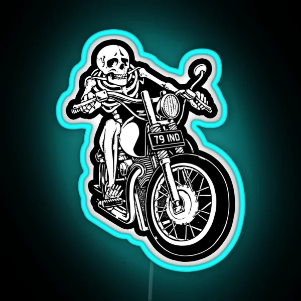 Motorcycle RGB Neon Sign