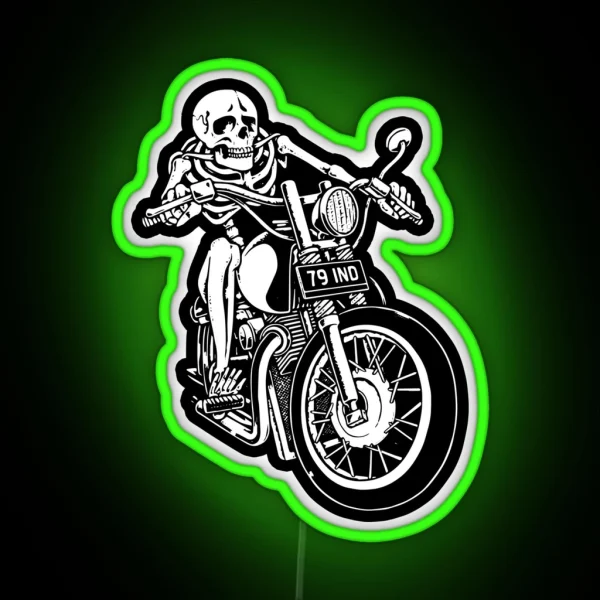 Motorcycle RGB Neon Sign