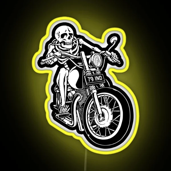 Motorcycle RGB Neon Sign