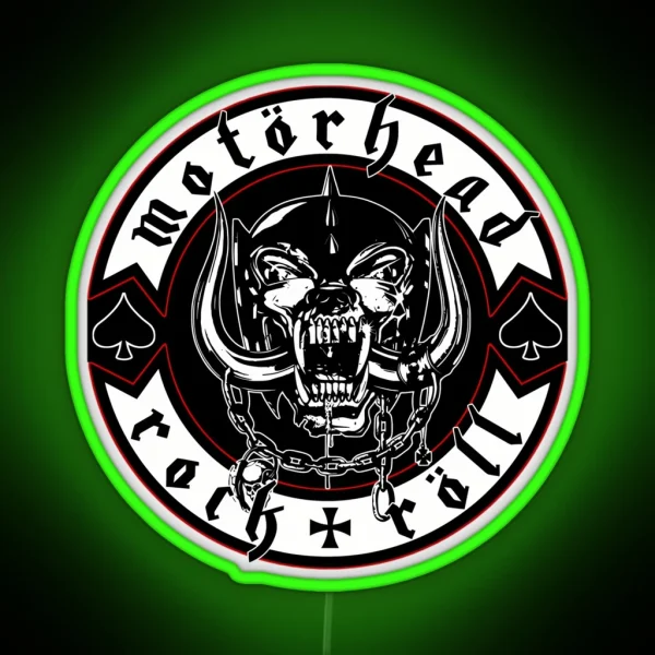 Motorhead Band Slipknot RGB Neon Sign