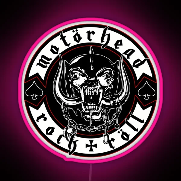 Motorhead Band Slipknot RGB Neon Sign