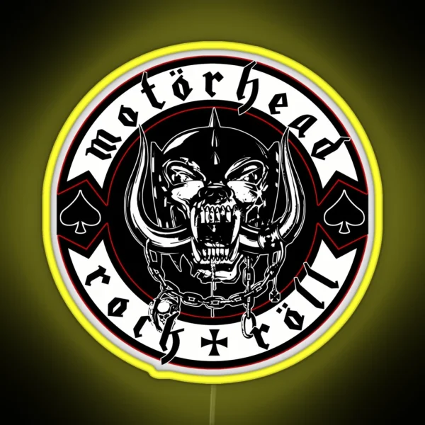 Motorhead Band Slipknot RGB Neon Sign