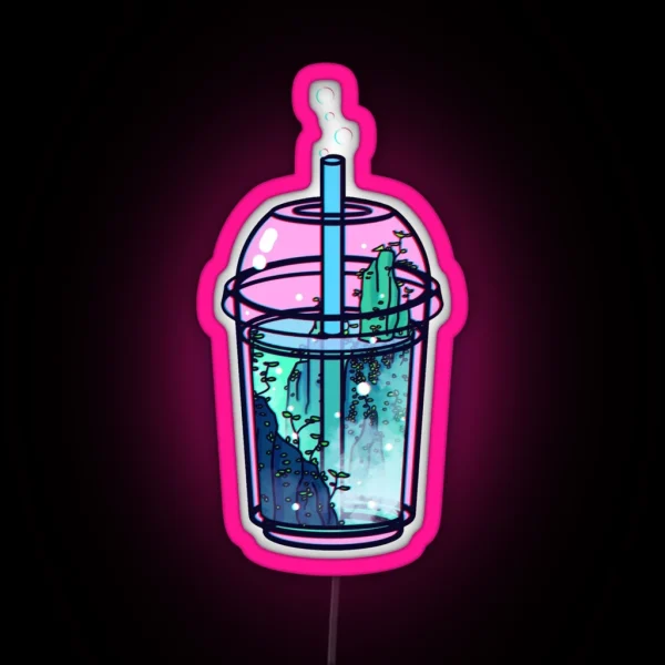 Mountain Beverage RGB Neon Sign