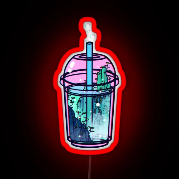 Mountain Beverage RGB Neon Sign