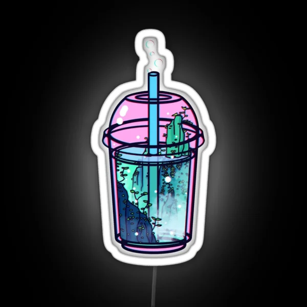 Mountain Beverage RGB Neon Sign