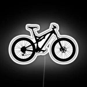 Mountain Bike Bicycle RGB Neon Sign