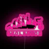 Dynamic mountain bike evolution RGB LED display neon art signage