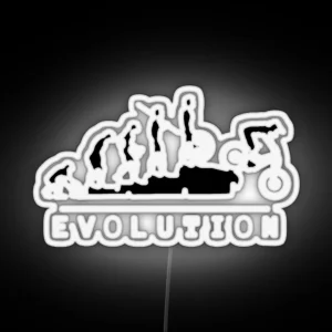 Mountain Bike Evolution RGB Neon Sign