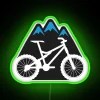 Mountain Biking Inspired Neon Sign with RGB Color Changing LED