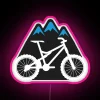 Customizable MTB Trail Map Backlit RGB Neon Sign with LED Pixels