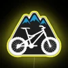 RGB LED Sign with Customizable Neon Effect for MTB Enthusiasts