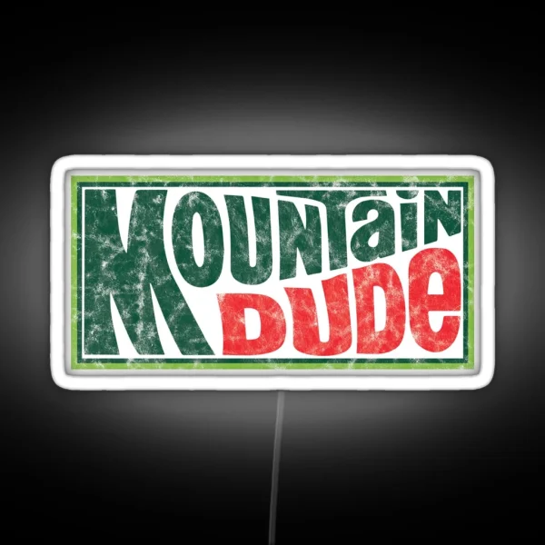 Mountain Dude RGB Neon Sign