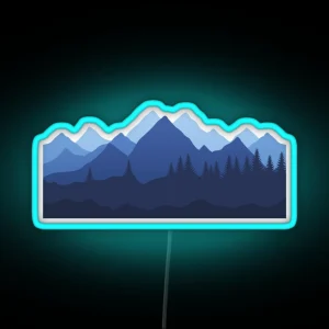 Mountain Life RGB Neon Sign