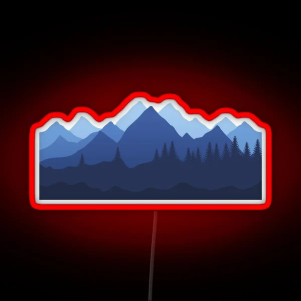 Mountain Life RGB Neon Sign