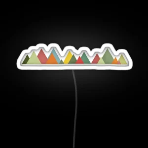 Mountain Range RGB Neon Sign