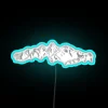 Color Changing RGB Mountain Landscape Neon Sign for Modern Decor