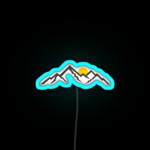 Mountain RGB Neon Sign