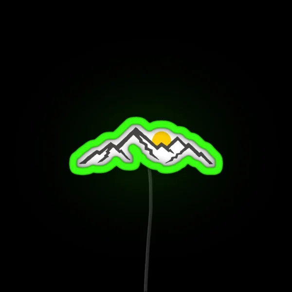 Mountain RGB Neon Sign