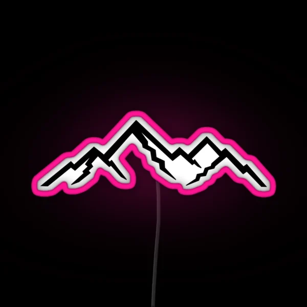 Mountains RGB Neon Sign