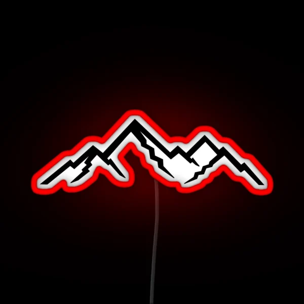 Mountains RGB Neon Sign