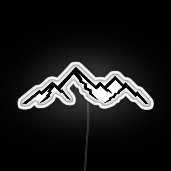 Mountains RGB Neon Sign