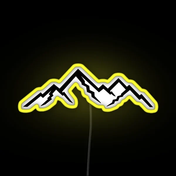 Mountains RGB Neon Sign