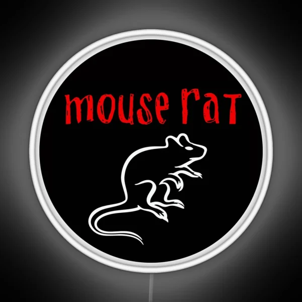 Mouse Rat Logo Parks And Rec RGB Neon Sign