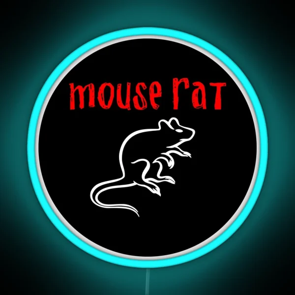 Mouse Rat RGB Neon Sign