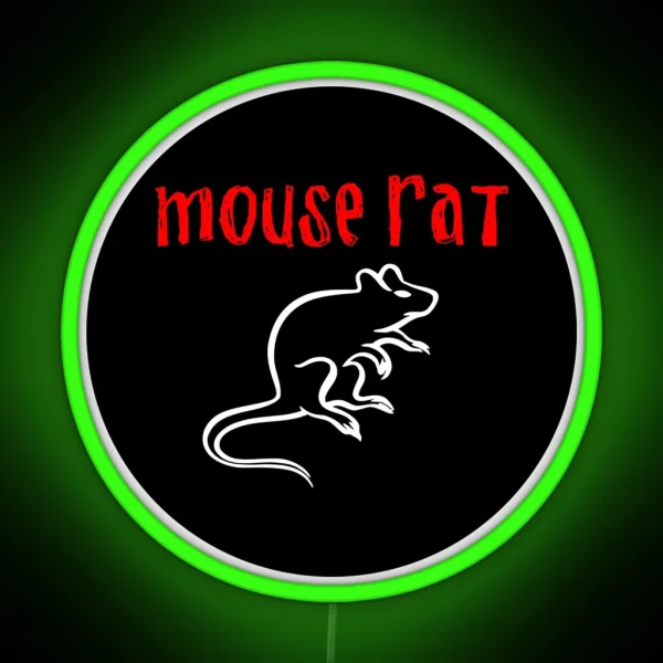 Mouse Rat RGB Neon Sign
