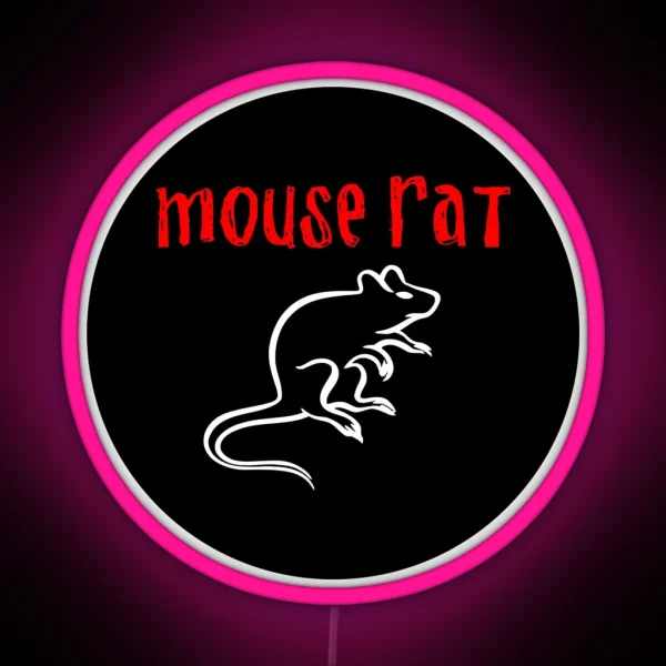 Mouse Rat RGB Neon Sign