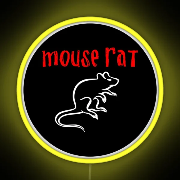 Mouse Rat RGB Neon Sign