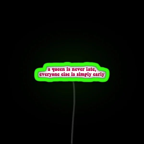Movie Quote RGB Neon Sign