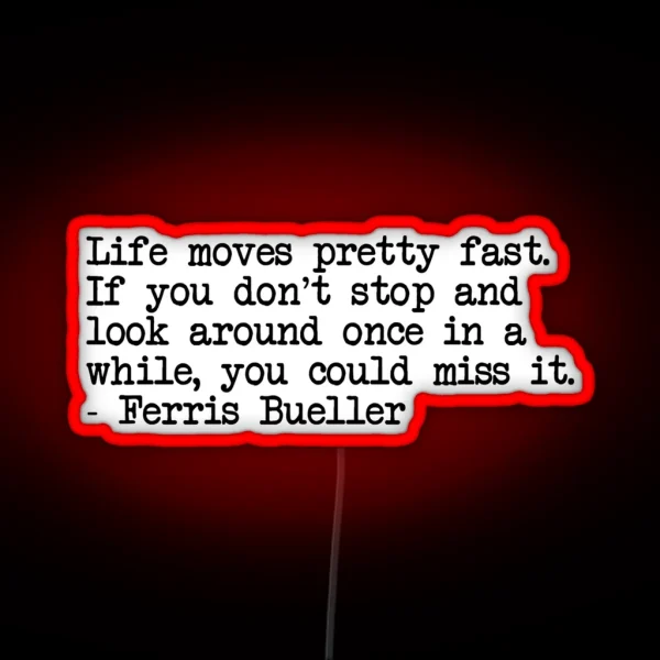 Movie Quote RGB Neon Sign
