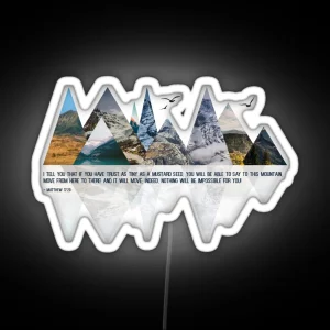 MOVING MOUNTAINS RGB Neon Sign