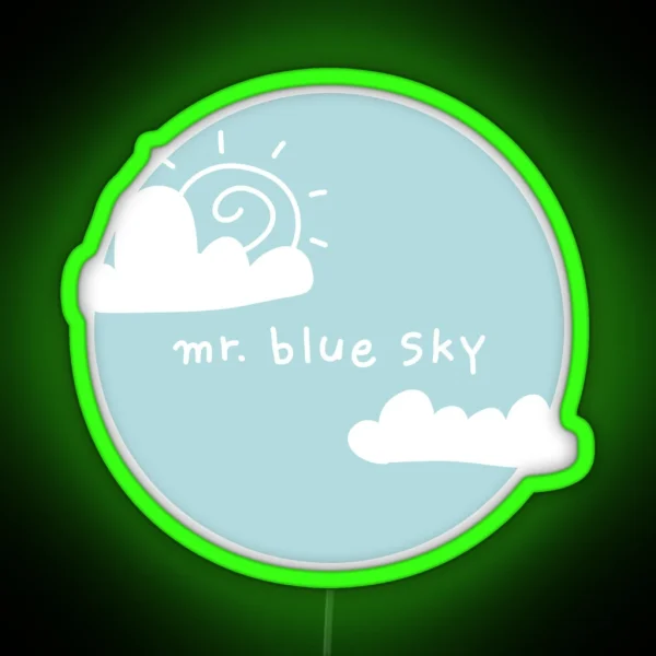 Mr Blue Sky RGB Neon Sign