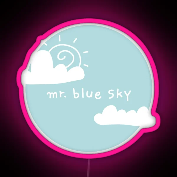 Mr Blue Sky RGB Neon Sign