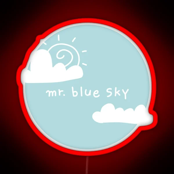 Mr Blue Sky RGB Neon Sign