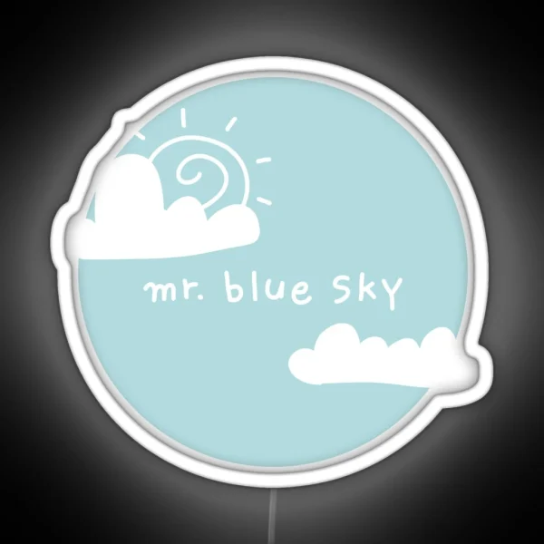 Mr Blue Sky RGB Neon Sign