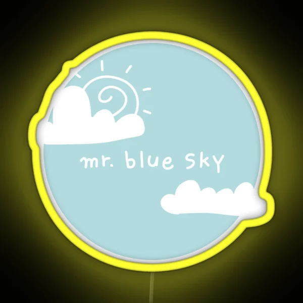 Mr Blue Sky RGB Neon Sign