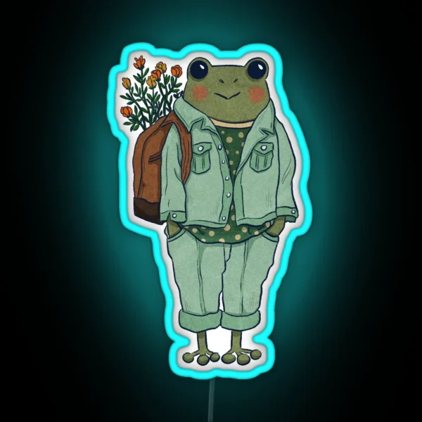 Mr Frog Casual RGB Neon Sign
