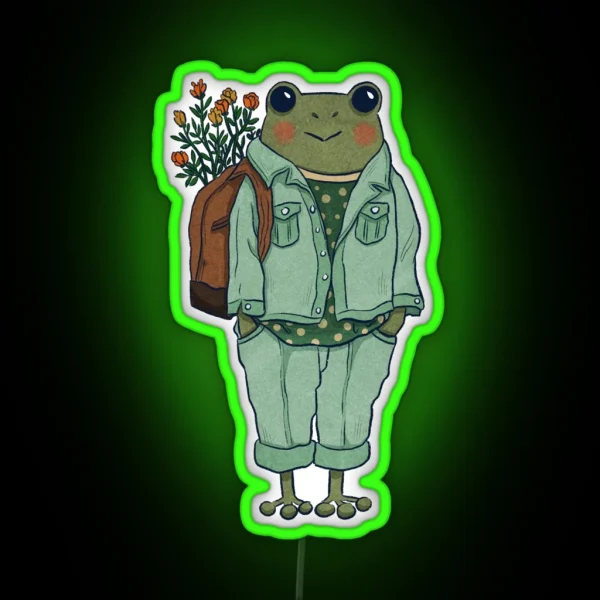 Mr Frog Casual RGB Neon Sign