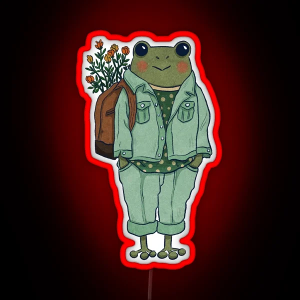 Mr Frog Casual RGB Neon Sign