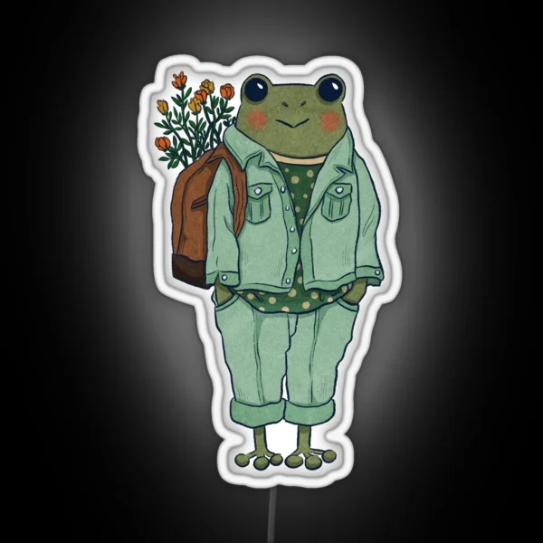 Mr Frog Casual RGB Neon Sign