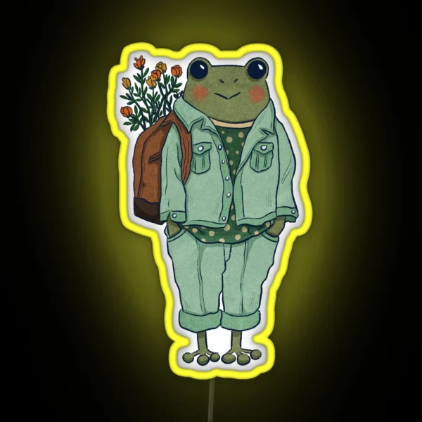 Mr Frog Casual RGB Neon Sign