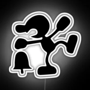 Mr Game And Watch RGB Neon Sign