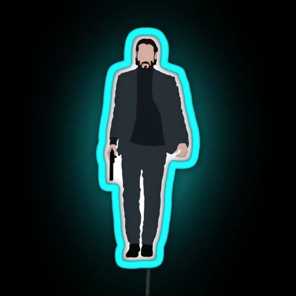 Mr John Baba Yaga RGB Neon Sign