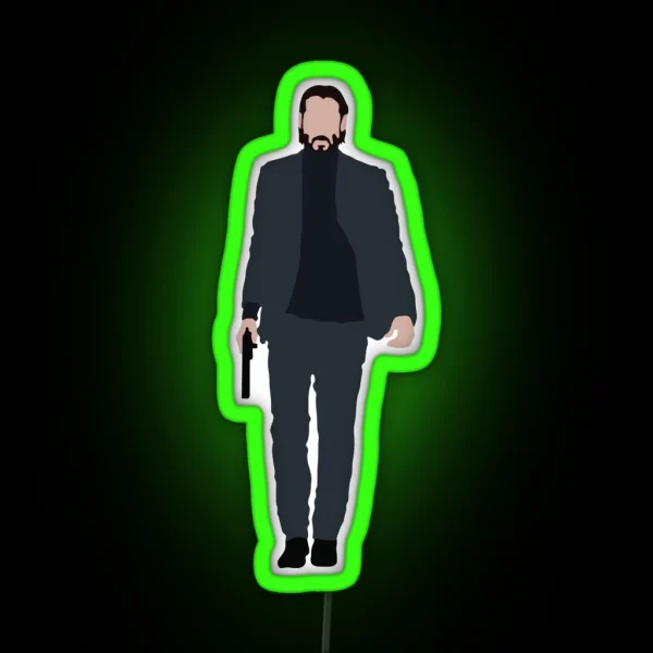 Mr John Baba Yaga RGB Neon Sign
