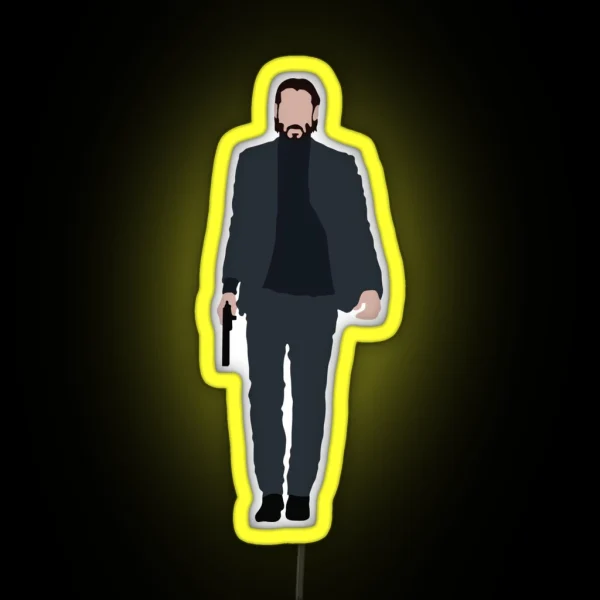 Mr John Baba Yaga RGB Neon Sign