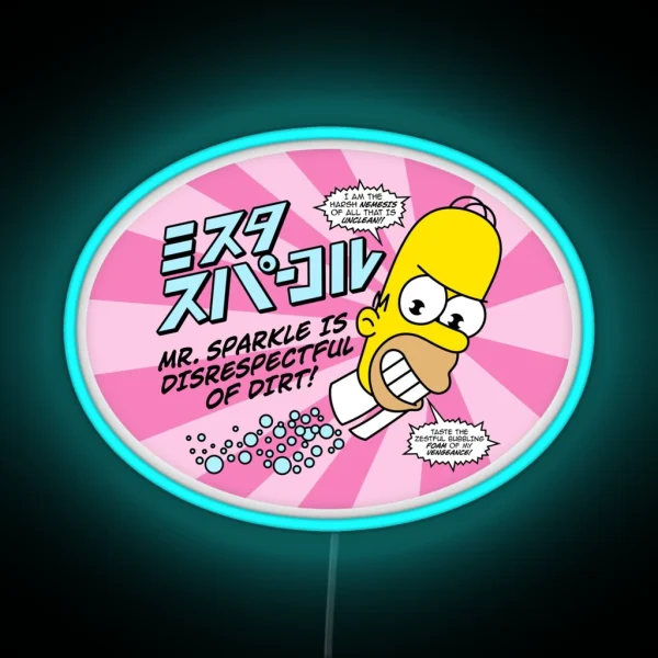 Mr Sparkle RGB Neon Sign
