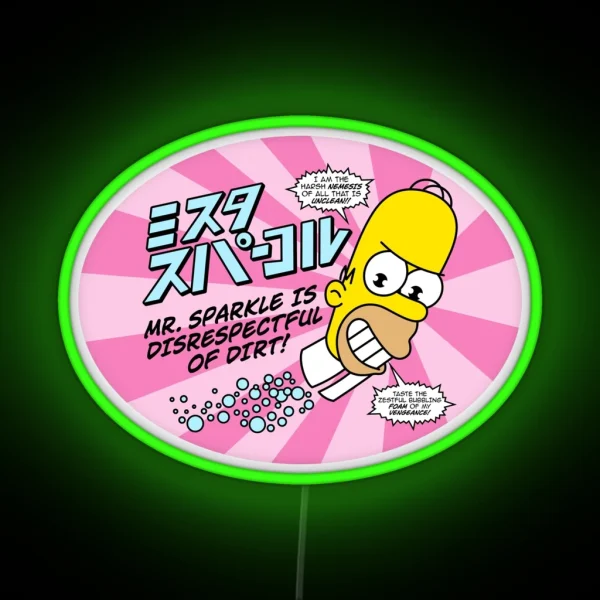 Mr Sparkle RGB Neon Sign
